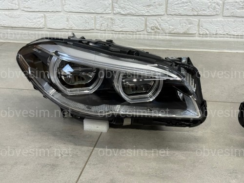 LED фары рестайлинг для BMW F10 F11 2013-2016 взамен ксенона