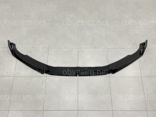 Юбка переднего бампера M-Performance LCI для BMW X3 G01 / X4 G02 2022-2024 ABS пластик, черный глянец
