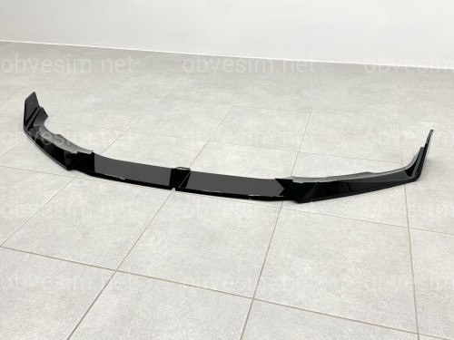 Юбка переднего бампера M-Performance LCI для BMW X3 G01 / X4 G02 2022-2024 ABS пластик, черный глянец