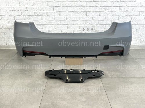 Задний бампер M Paket BMW 3 Series F30 2012-2018 БЕЗ ПАРКТРОННИКОВ