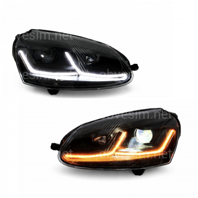 FULL LED фары для Volkswagen Golf / Jetta 5 2004-2010