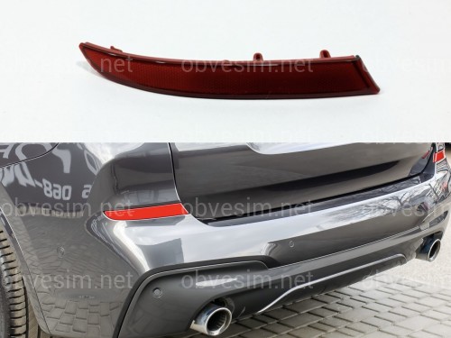 Левый катафот заднего бампера 7857003 М пакет BMW X3 G01 F97 2018-2021