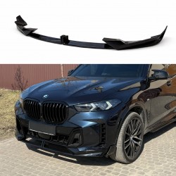 Юбка переднего бампера Paradigma M-Perfomance для BMW X5 G05 LCI 2022+ ABS пластик, черный глянец