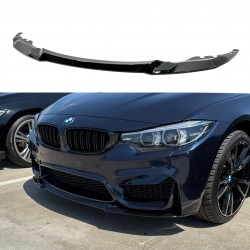 Юбка переднего бампера под M3 бампер для BMW 3 series F30 F31 2012-2018 ABS пластик, черный глянец