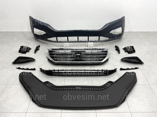 Бампер передний в сборе для Volkswagen Passat B9 USA 2019-2021