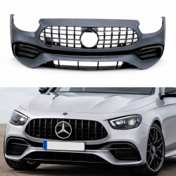 Передний бампер стиль E63 AMG для Mercedes-Benz E-class W213 2020-2023