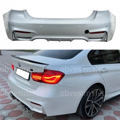 Задний бампер M3 стиль BMW 3 Series F30  2012-2018