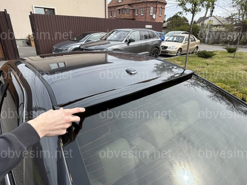 Козырек заднего стекла Toyota Camry 50 / 55 EU / USA 2011-2017 ABS пластик, цвет черный глянец