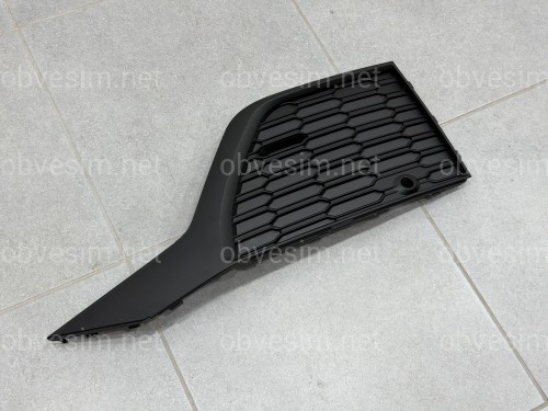 Решетка бампера левая 4M0890681B S-Line BLACK для Audi Q7 2020-2024