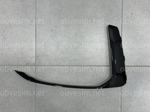 Накладка бампера левая 4M0807299B S-Line BLACK для Audi Q7 2020-2024