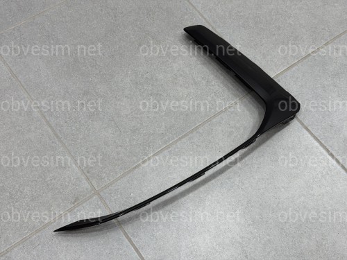 Накладка бампера левая 4M0807299B S-Line BLACK для Audi Q7 2020-2024