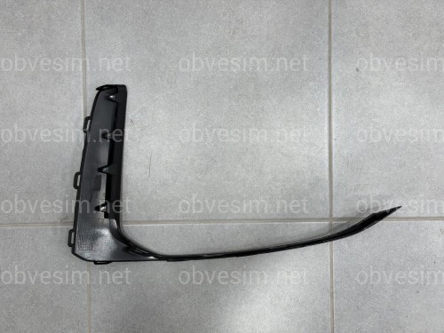Накладка бампера левая 4M0807299B S-Line BLACK для Audi Q7 2020-2024