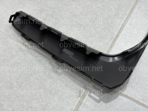 Накладка бампера левая 4M0807299B S-Line BLACK для Audi Q7 2020-2024