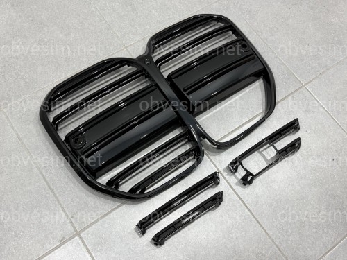 Решетка радиатора в стиле M4 для BMW 4 series G22 / G23 2020-2024