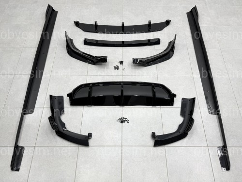 Комплект обвеса M paket Paradigm Black Knight для BMW X6 G06 2018-2022, цвет черный глянец