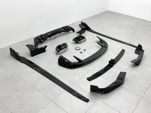 Комплект обвеса M paket LCI Paradigm для BMW X5 G05 2023+, цвет черный глянец