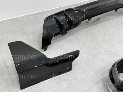 Комплект обвеса M paket LCI Paradigm для BMW X5 G05 2023+, цвет черный глянец