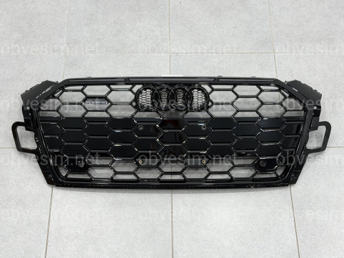 Решетка радиатора S-Line BLACK 8W6853651BJ Y9B для Audi А5 2020-2025