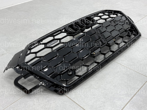 Решетка радиатора S-Line BLACK 8W6853651BJ Y9B для Audi А5 2020-2025