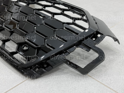 Решетка радиатора S-Line BLACK 8W6853651BJ Y9B для Audi А5 2020-2025