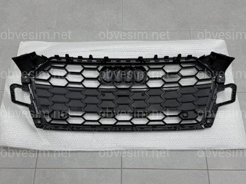 Решетка радиатора S-Line BLACK 8W6853651BJ Y9B для Audi А5 2020-2025