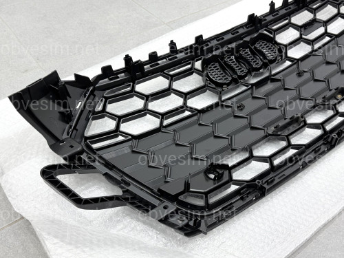 Решетка радиатора S-Line BLACK 8W6853651BJ Y9B для Audi А5 2020-2025