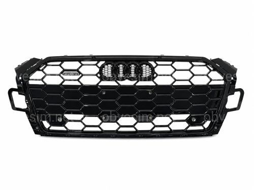 Решетка радиатора S-Line BLACK 8W6853651BJ Y9B для Audi А5 2020-2025
