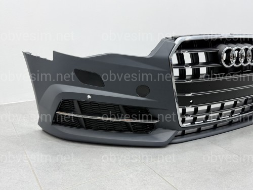 Бампер передний в сборе S-Line Audi A6 C7 2015-2017