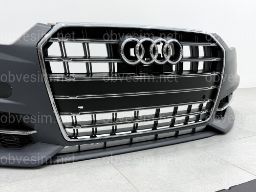 Бампер передний в сборе S-Line Audi A6 C7 2015-2017