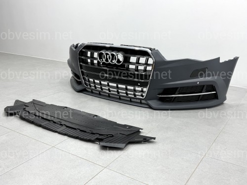 Бампер передний в сборе S-Line Audi A6 C7 2015-2017