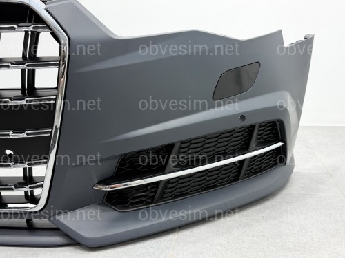 Бампер передний в сборе S-Line Audi A6 C7 2015-2017