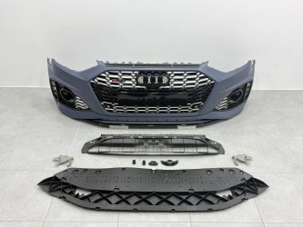 Бампер передний в стиле RS4 для Audi A4 2020-2023