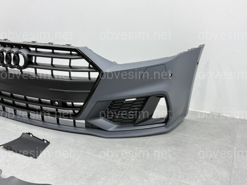 Бампер передний в сборе S-Line для Audi A7 C8 2020+