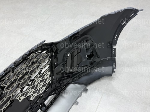Бампер передний в сборе S-Line BLACK для Audi Q5 Sportback 2021-2024