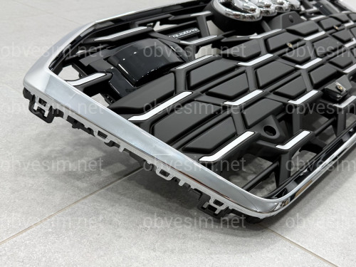 Решетка радиатора S-Line ПОД РАДАРЫ 4K0853651T3FZ для Audi A6 C8 2018+