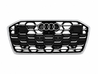Решетка радиатора S-Line ПОД РАДАРЫ 4K0853651T3FZ для Audi A6 C8 2018+
