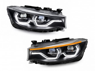 Фары FULL LED для BMW 3 series F34 2013-2020 2шт. комплектные с блоками