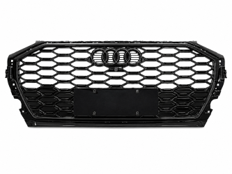Решетка радиатора BLACK S-Line 80G853651 Y9B для Audi Q5 2020-2024