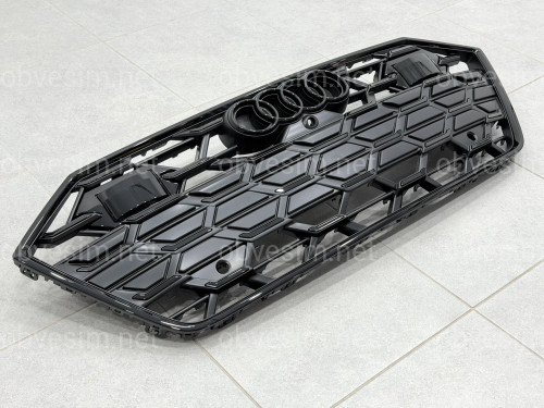 Решетка радиатора S-Line BLACK 4K8853651P Y9B для Audi A7 2017-2022