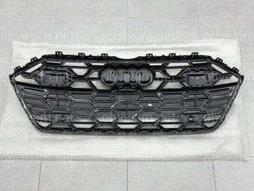 Решетка радиатора S-Line BLACK 4K8853651P Y9B для Audi A7 2017-2022