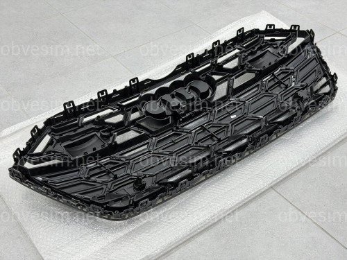 Решетка радиатора S-Line BLACK 4K8853651P Y9B для Audi A7 2017-2022