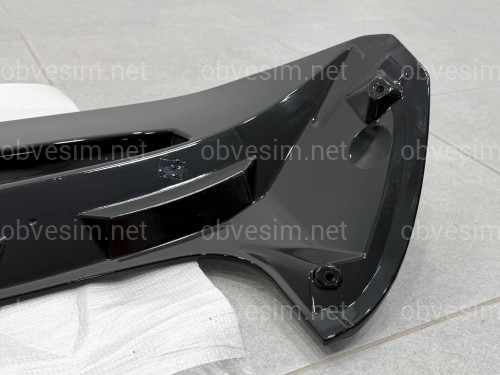 Спойлер козырек ST-Line Ford Fiesta хетчбек 2011-2017 ABS пластик, цвет черный глянец