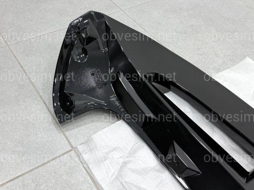 Спойлер козырек ST-Line Ford Fiesta хетчбек 2011-2017 ABS пластик, цвет черный глянец