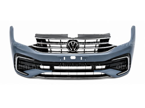 Передний бампер в сборе R-Line для Volkswagen Tiguan 2022-2024