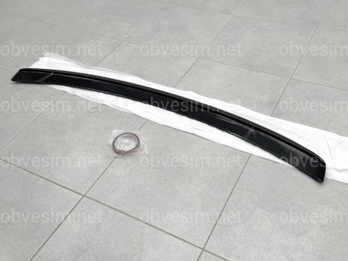 Спойлер лип багажника Mercedes-Benz E class W211 2003-2009 ABS пластик, цвет черный глянец