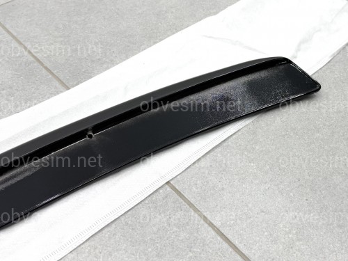 Спойлер лип багажника Mercedes-Benz E class W211 2003-2009 ABS пластик, цвет черный глянец