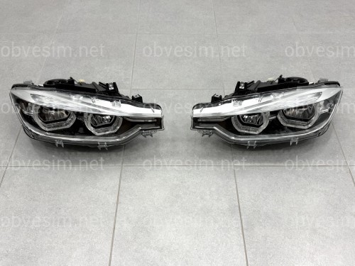 Фары FULL LED  для BMW 3 series F30 F31 2012-2018 2шт, КСЕНОН В ЛЕД