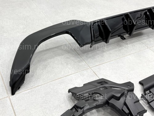 Диффузор заднего бампера M-Performance 340i BMW 3 series G20 2019-2022