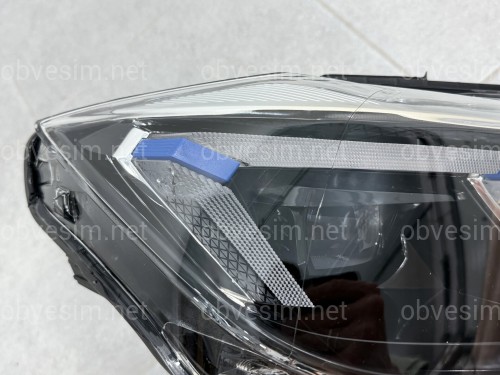 Фары FULL LED 2 линзы BMW 3 series F30 F31 2012-2018 2шт, ГАЛОГЕН В ЛЕД