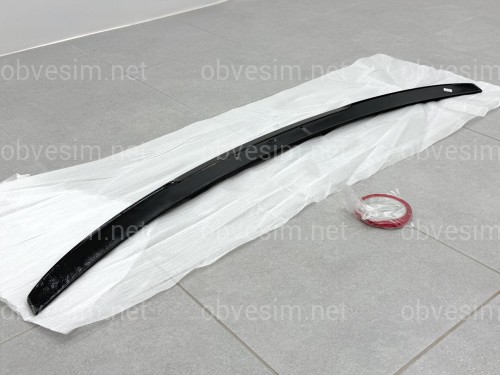 Спойлер лип M4 для BMW 4 series G22 2020- ABS пластик, черный глянец